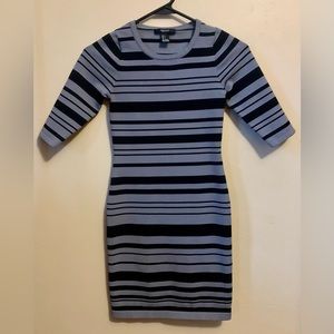 Forever 21 Stripped Bodycon Dress - Small